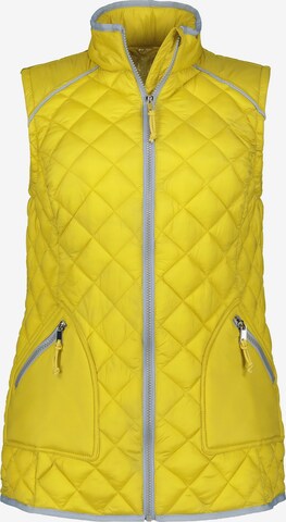 Gina Laura Vest in Yellow: front