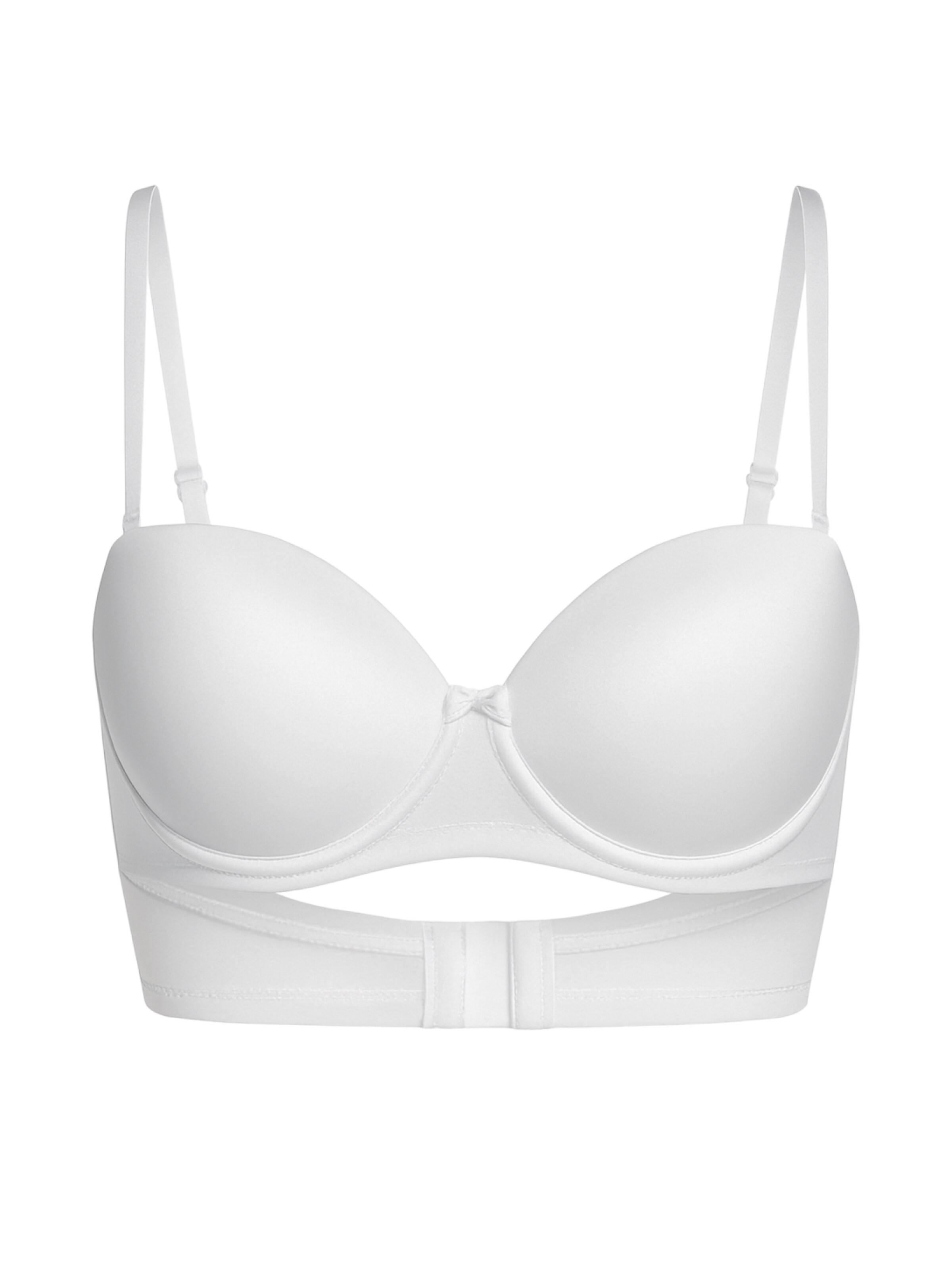 C&City Push-up BH in Wit: voorkant