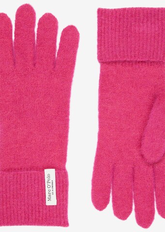Marc O'Polo Full Finger Gloves in Pink