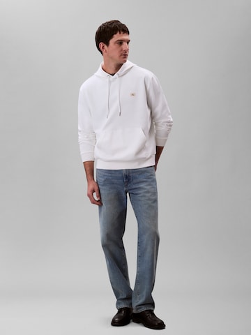 Calvin Klein Jeans Mikina – bílá