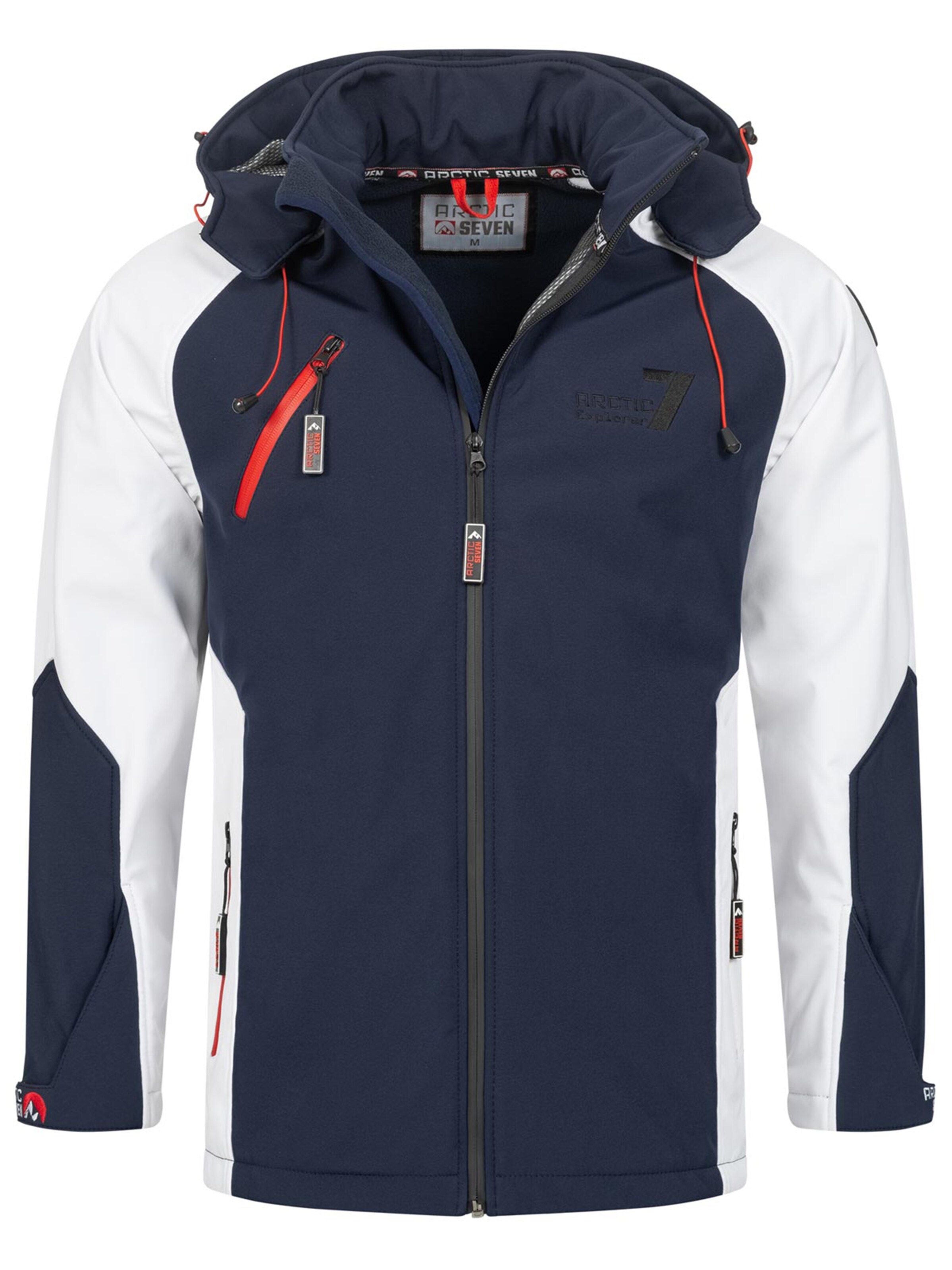 Arctic Seven Functionele jas in Blauw: voorkant