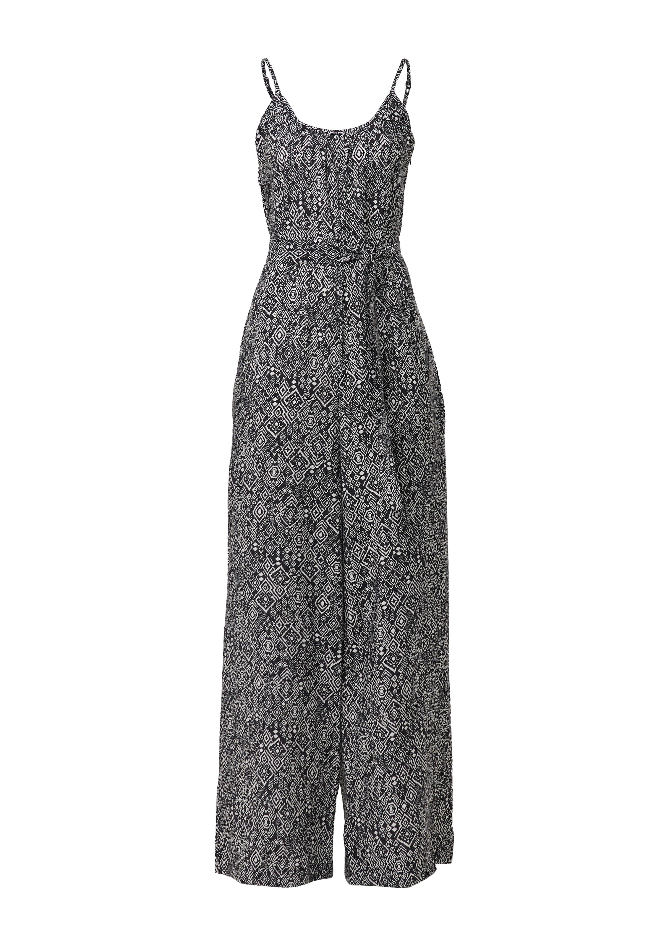 s.Oliver Jumpsuit in Zwart: voorkant
