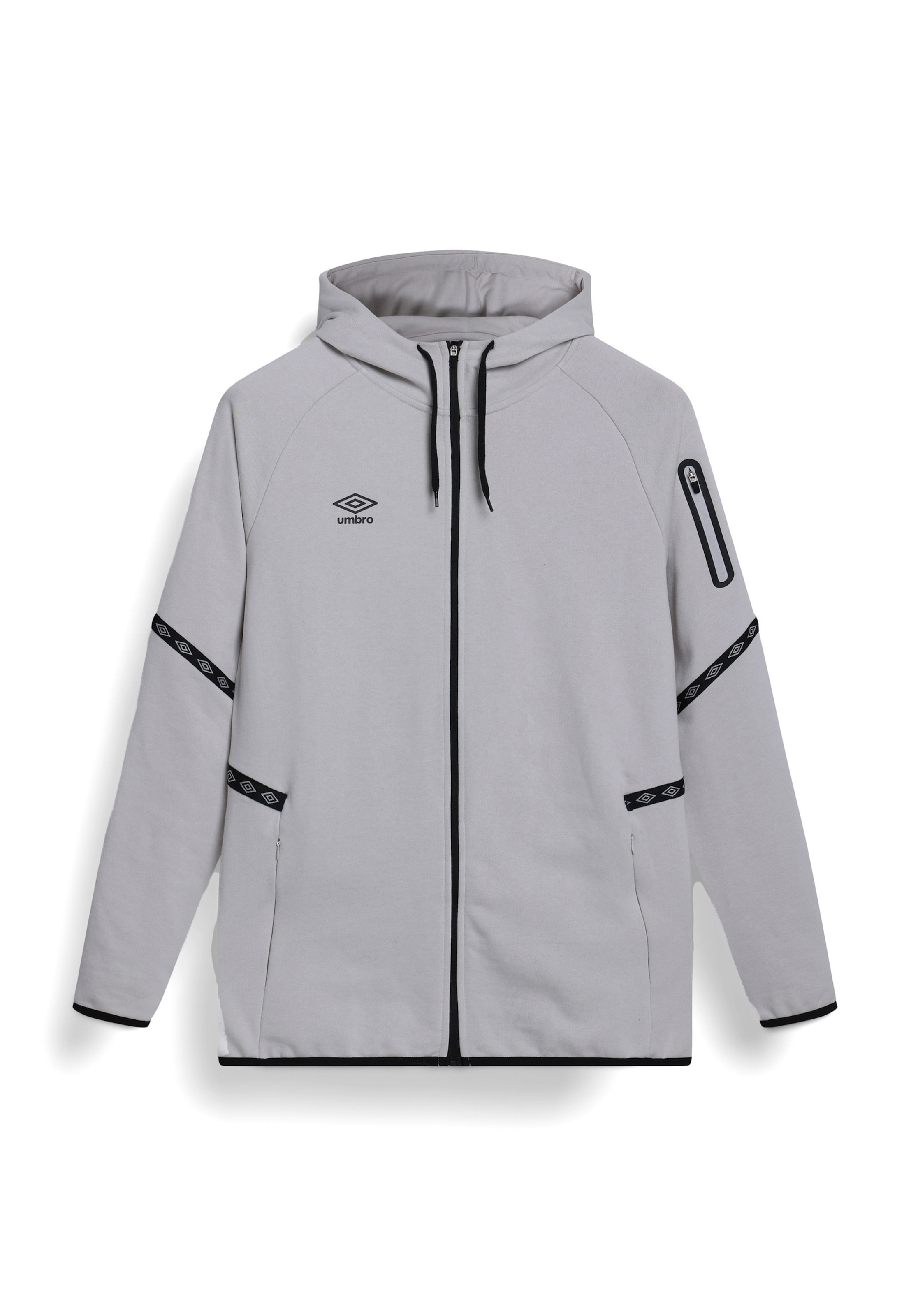 UMBRO - Casaco em moletão em cinzento: frente