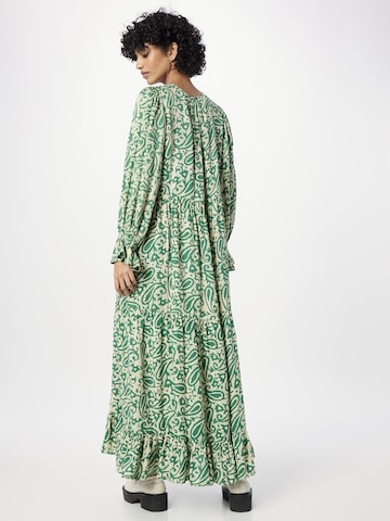 Line of Oslo Dress 'Muse Etnic' in Green