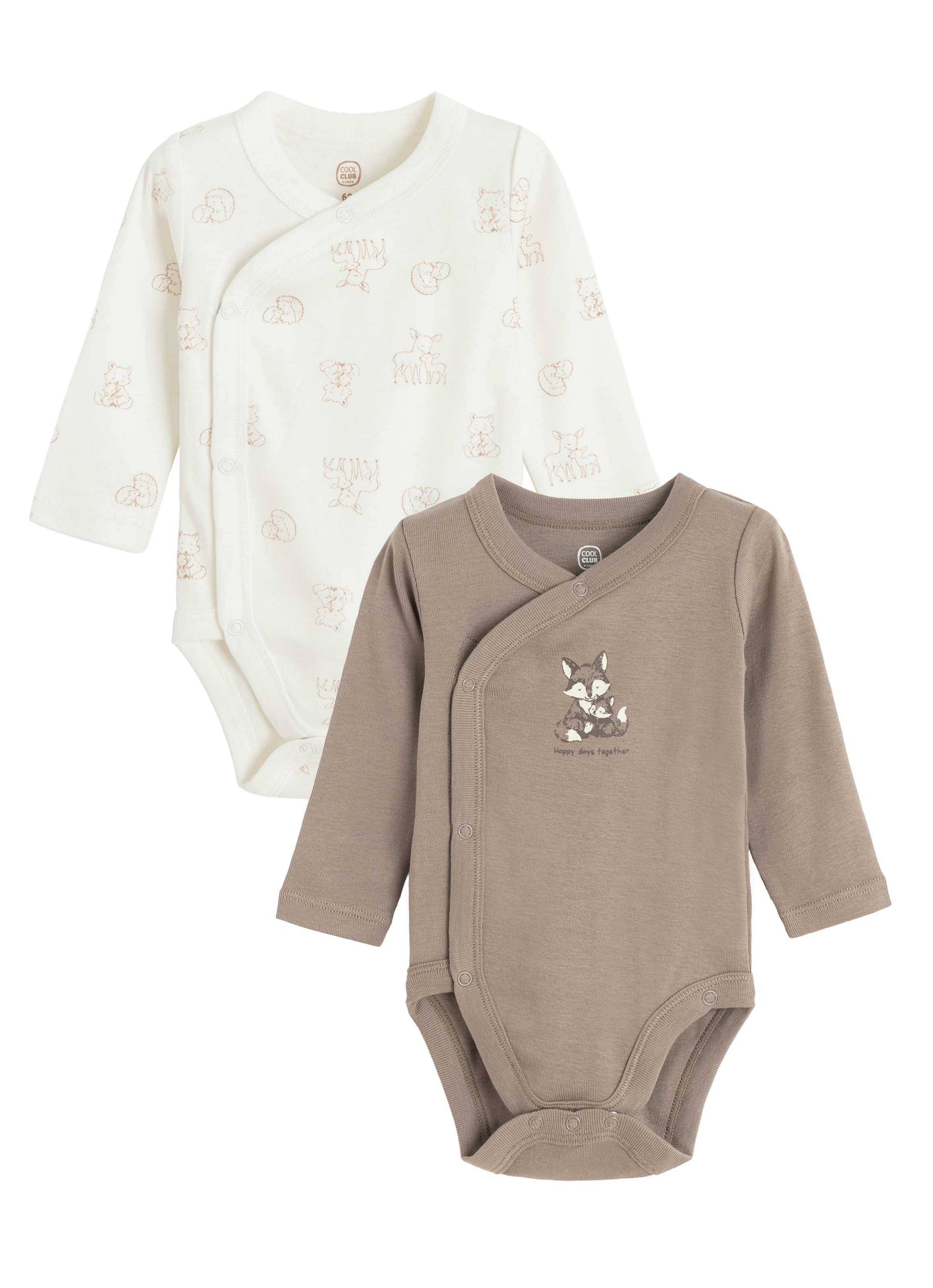Tutina / body per bambino di COOL CLUB by SMYK in beige: frontale