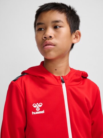Hummel Sports sweat jacket 'Authentic Pl' in Red