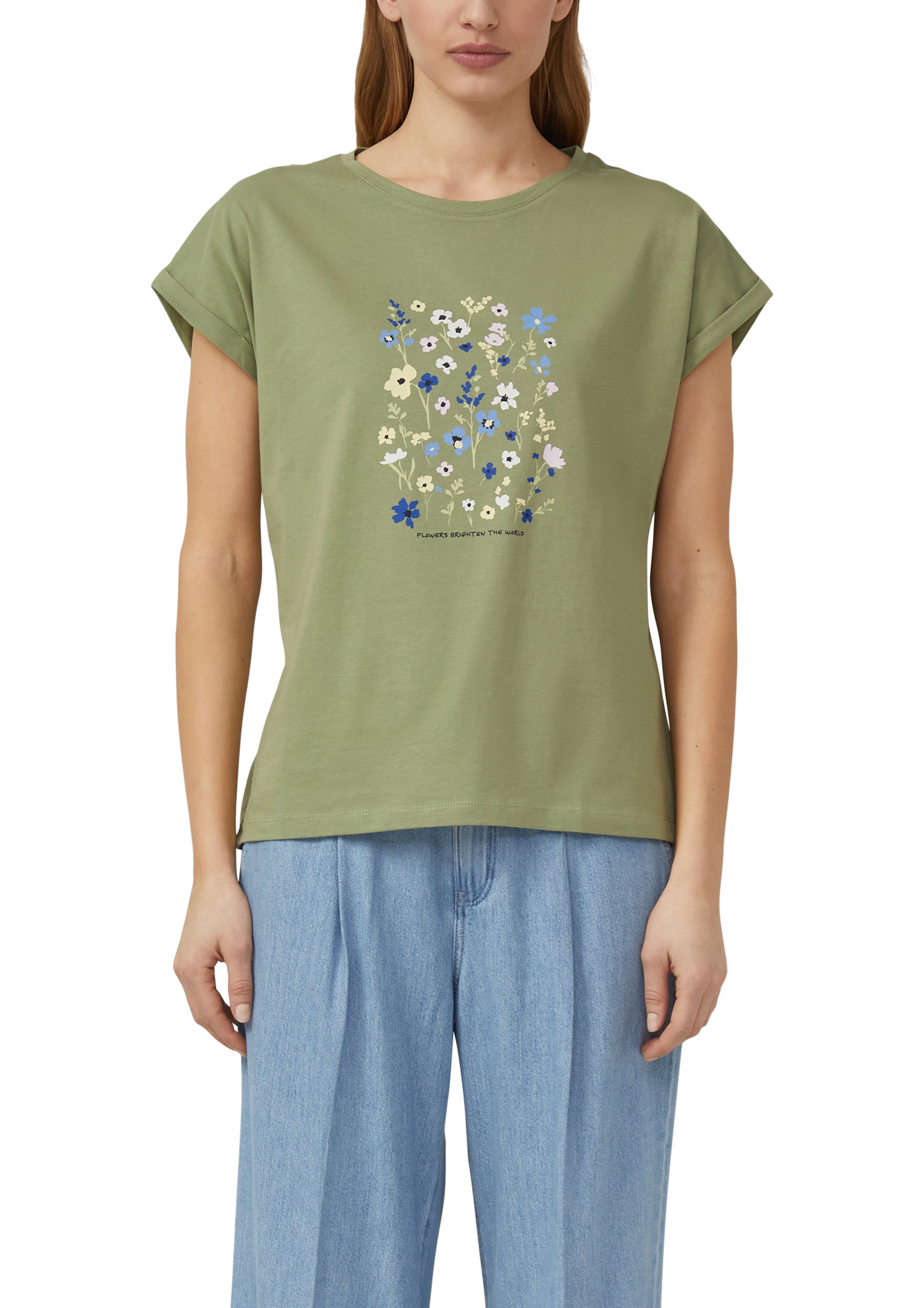 T-shirt s.Oliver en vert