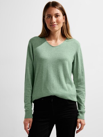 Pull-over CECIL en vert : devant