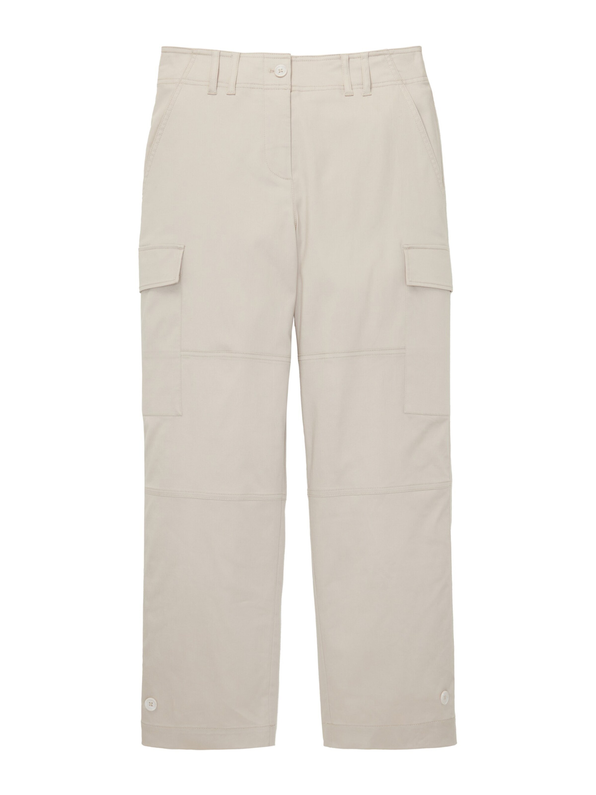 TOM TAILOR Regular Cargobroek in Beige: voorkant