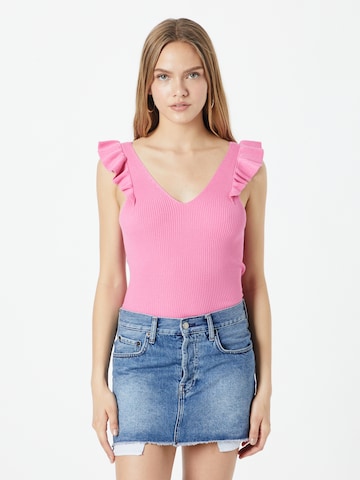 Top in maglia 'LISSIE' di ONLY in rosa: frontale