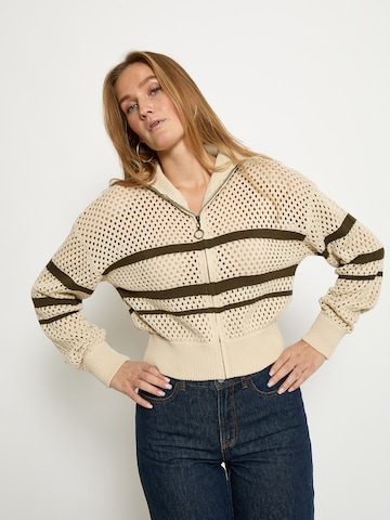 Peppercorn Gebreid vest 'Malla' in Beige