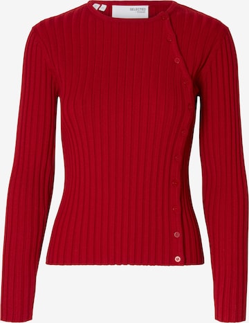 Pullover 'SLFHELEN' di SELECTED in rosso: frontale