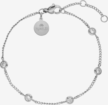 PURELEI Armband 'Spotlight' in Zilver: voorkant