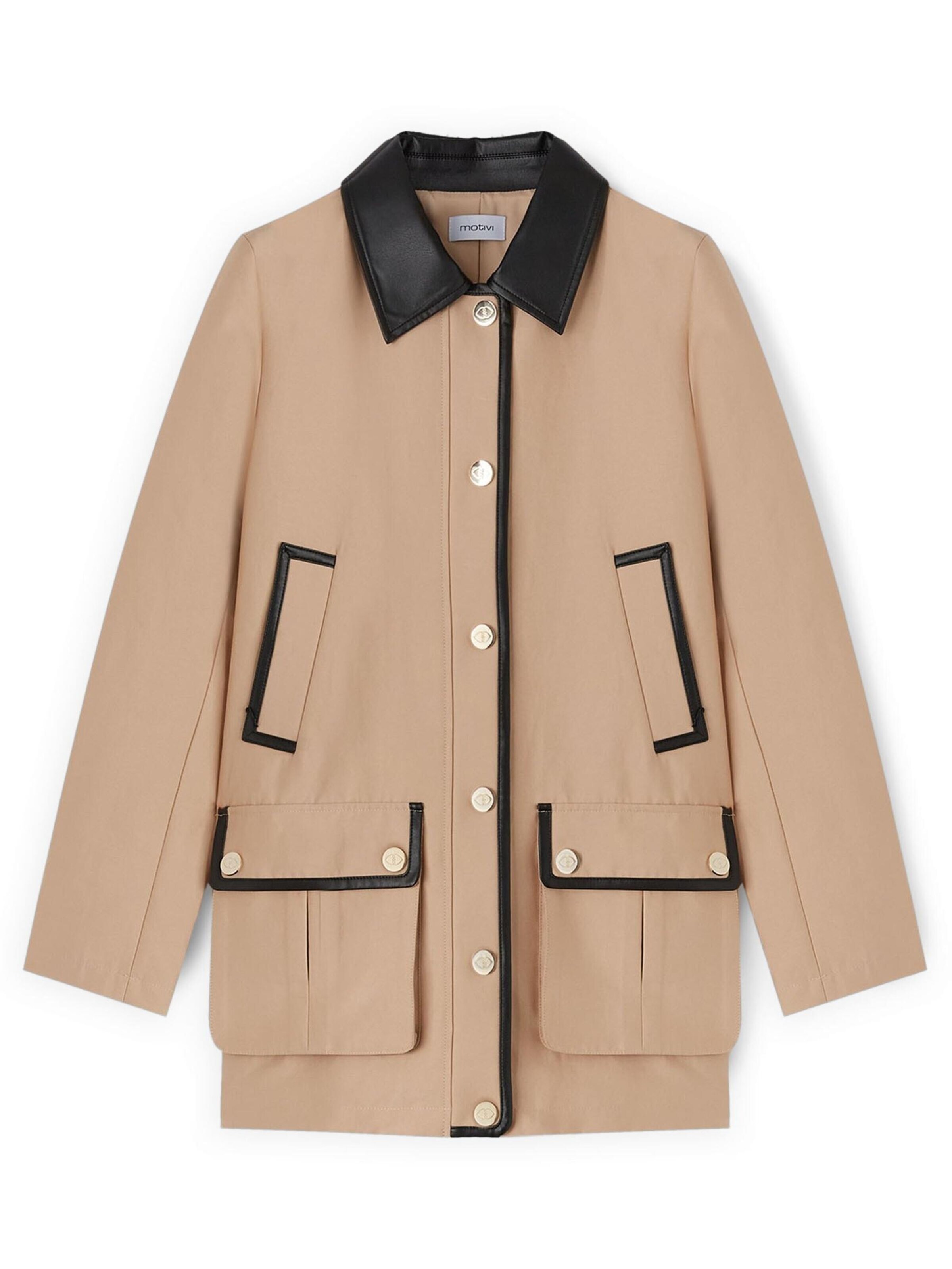 MOTIVI Übergangsmantel‌‌ in XXS in beige, Produktansicht