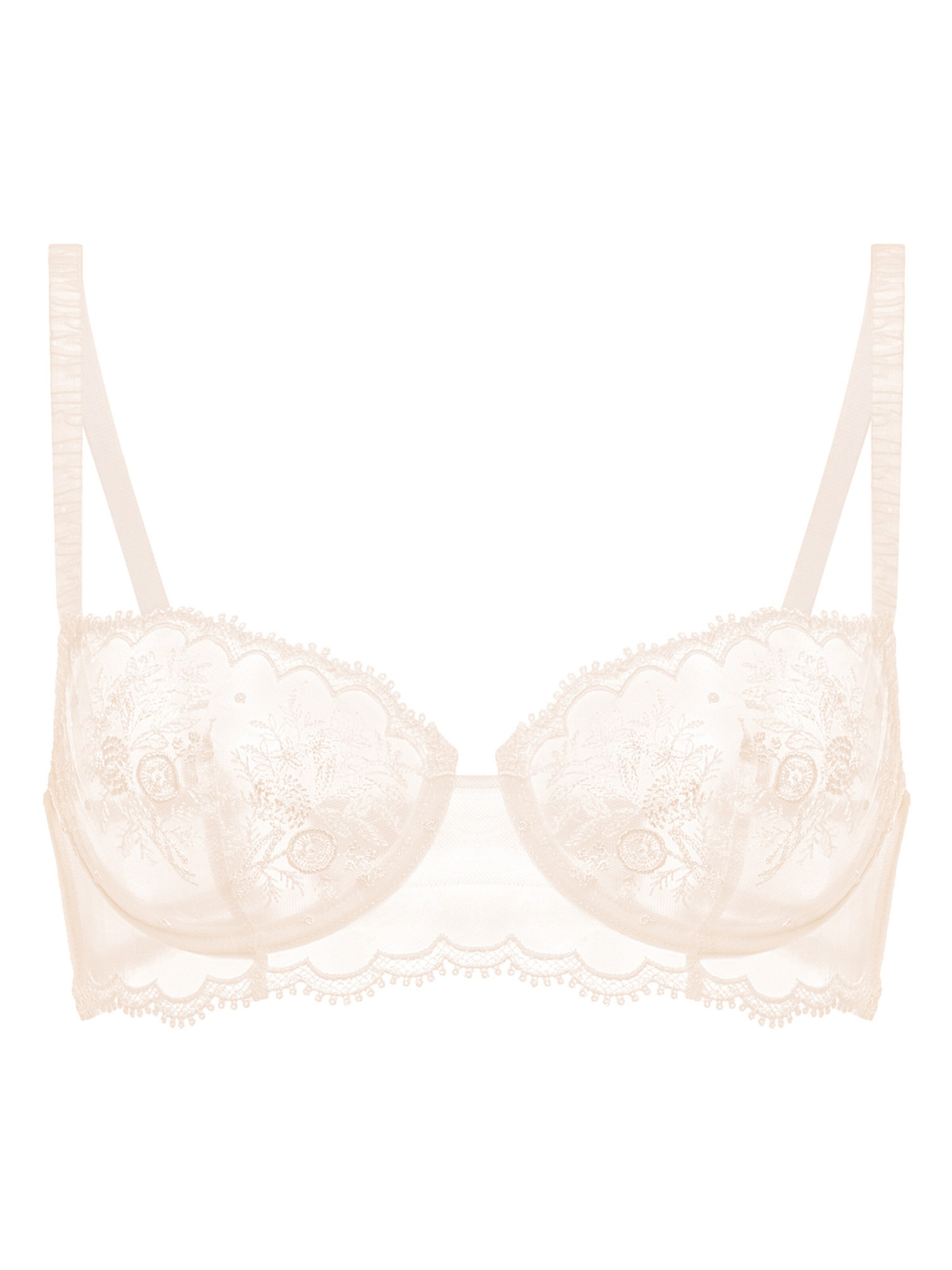 Simone Perele Balconette Bra 'Intrigue' in Pink: front