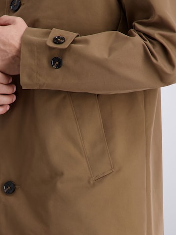 PIERRE CARDIN Between-Seasons Coat in Brown