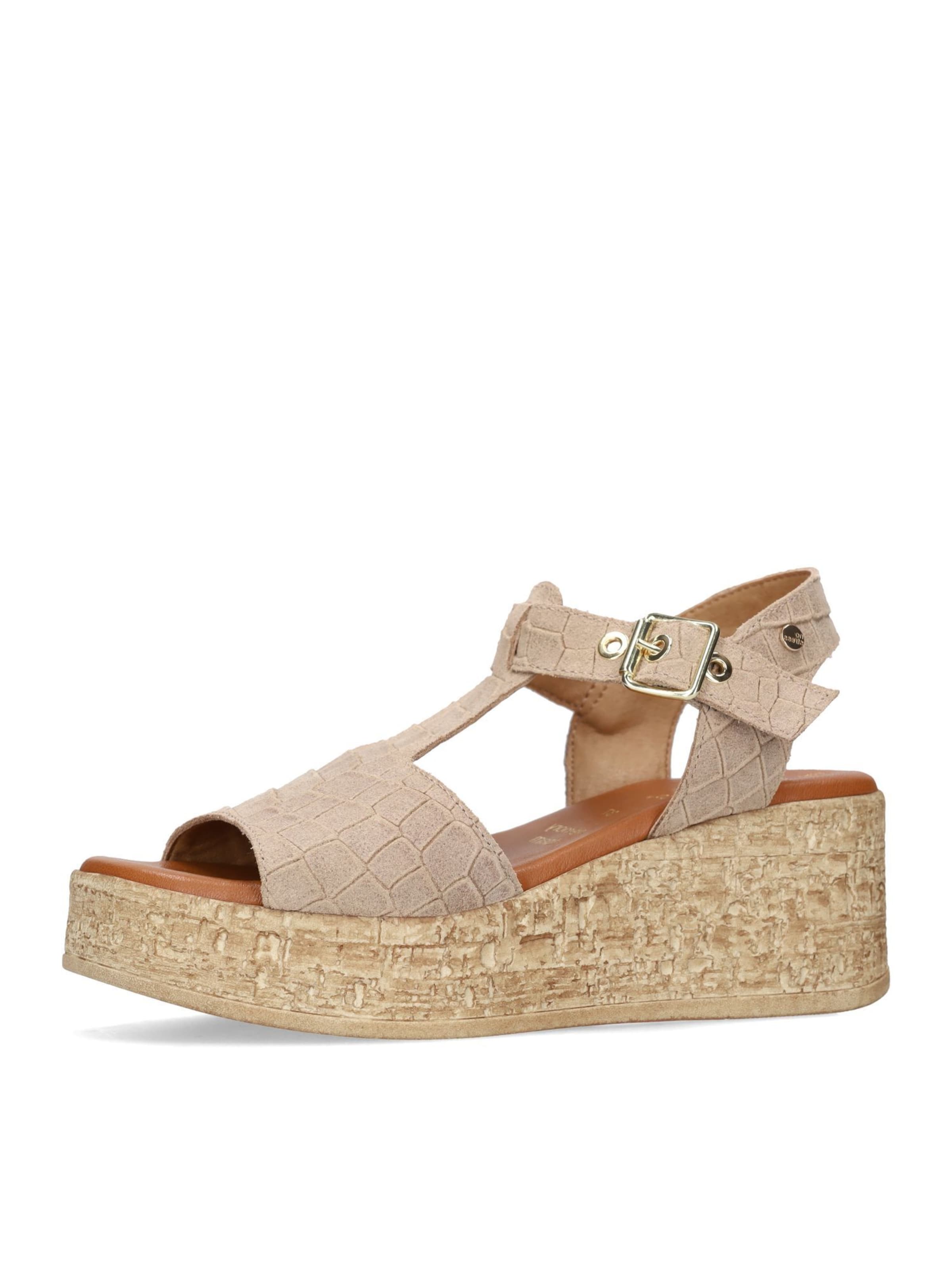 no stress Sandale in 36 in beige, Produktansicht