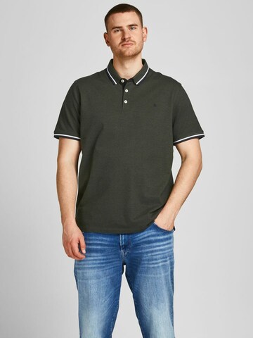 Jack & Jones Plus Shirt 'JJEPaulos' in Green: front