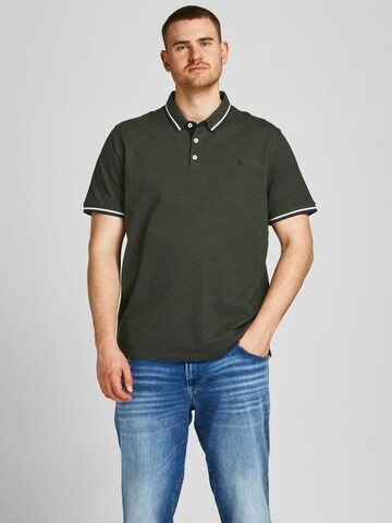 T-Shirt 'Paulos' Jack & Jones Plus en vert : devant