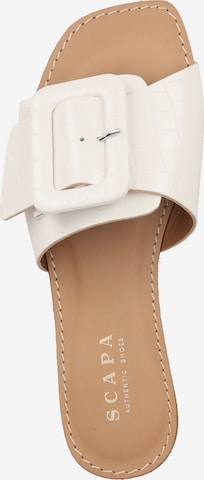 SCAPA Mules in White