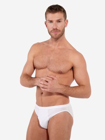 HOM Slip ' Supreme Cotton ' in White: front