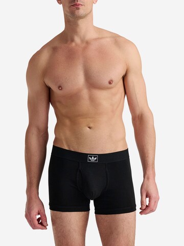 Boxers ' Comfort Cotton Rib ' ADIDAS ORIGINALS en noir : devant