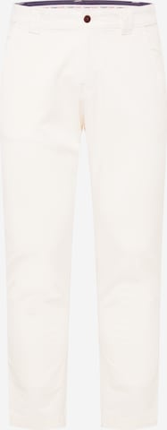 Tommy Jeans - Pantalón chino 'SCANTON' en blanco: frente