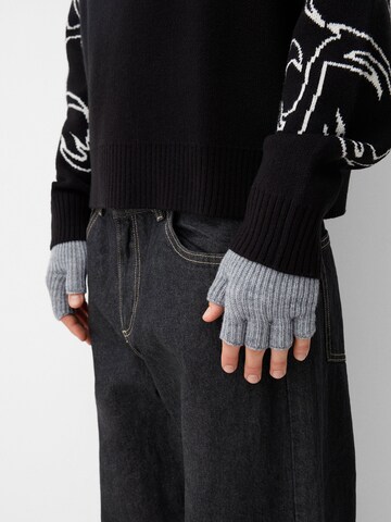 Mitaines Bershka en gris