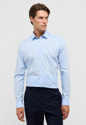 ETERNA Slim fit Business shirt in Blue: front
