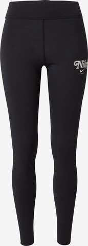 Nike Sportswear - Skinny Leggings en negro: frente