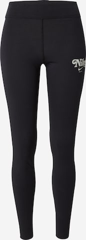 Nike Sportswear Skinny Legginsy w kolorze czarny: przód