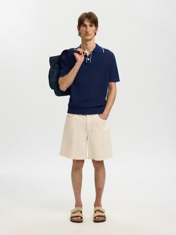 SELECTED Pulover 'SLHJESSE' | modra barva