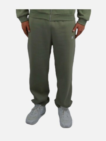 HEFTYKA Loosefit Sporthose 'CUFF JOGGER' in Grün