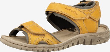 JOSEF SEIBEL Hiking Sandals in Yellow: front