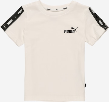 PUMA - Camiseta en blanco: frente