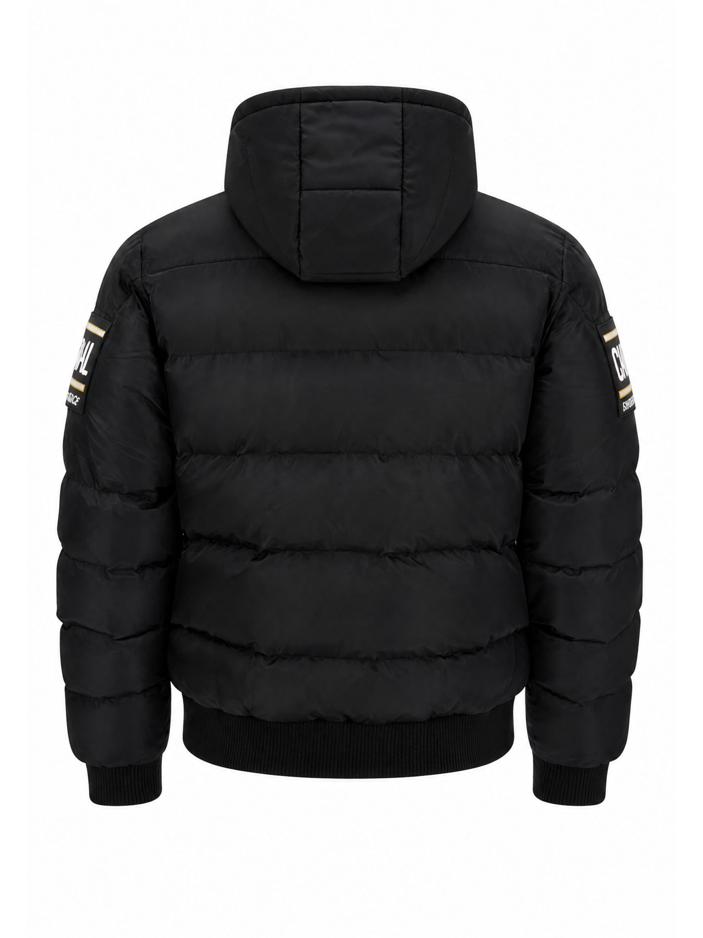 CIPO & BAXX Winterjacke Steppjacke CM233 in Schwarz