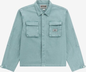 GUESS Comfort fit Button Up Shirt in Blue: front