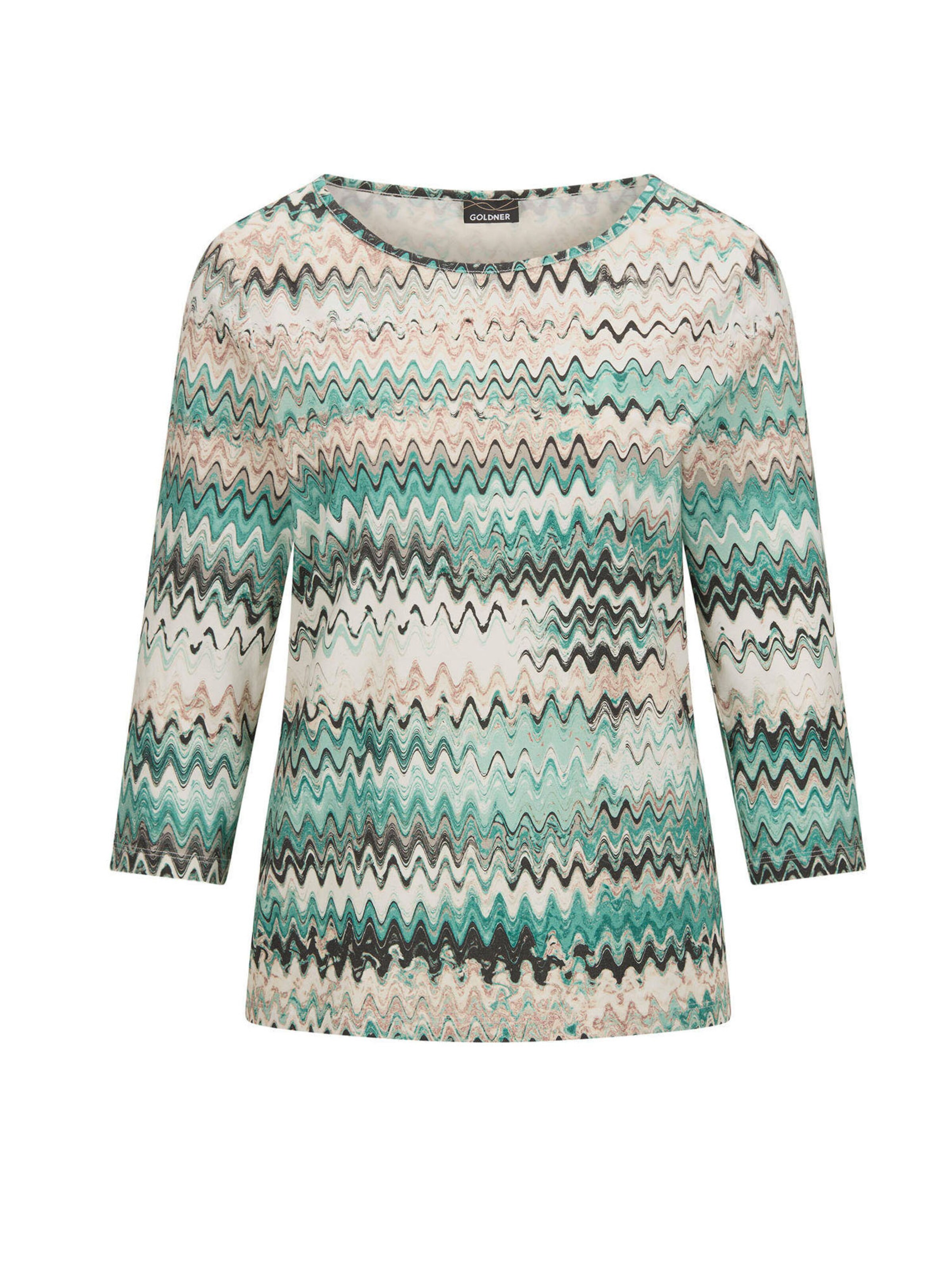 T-shirt Goldner en vert : devant