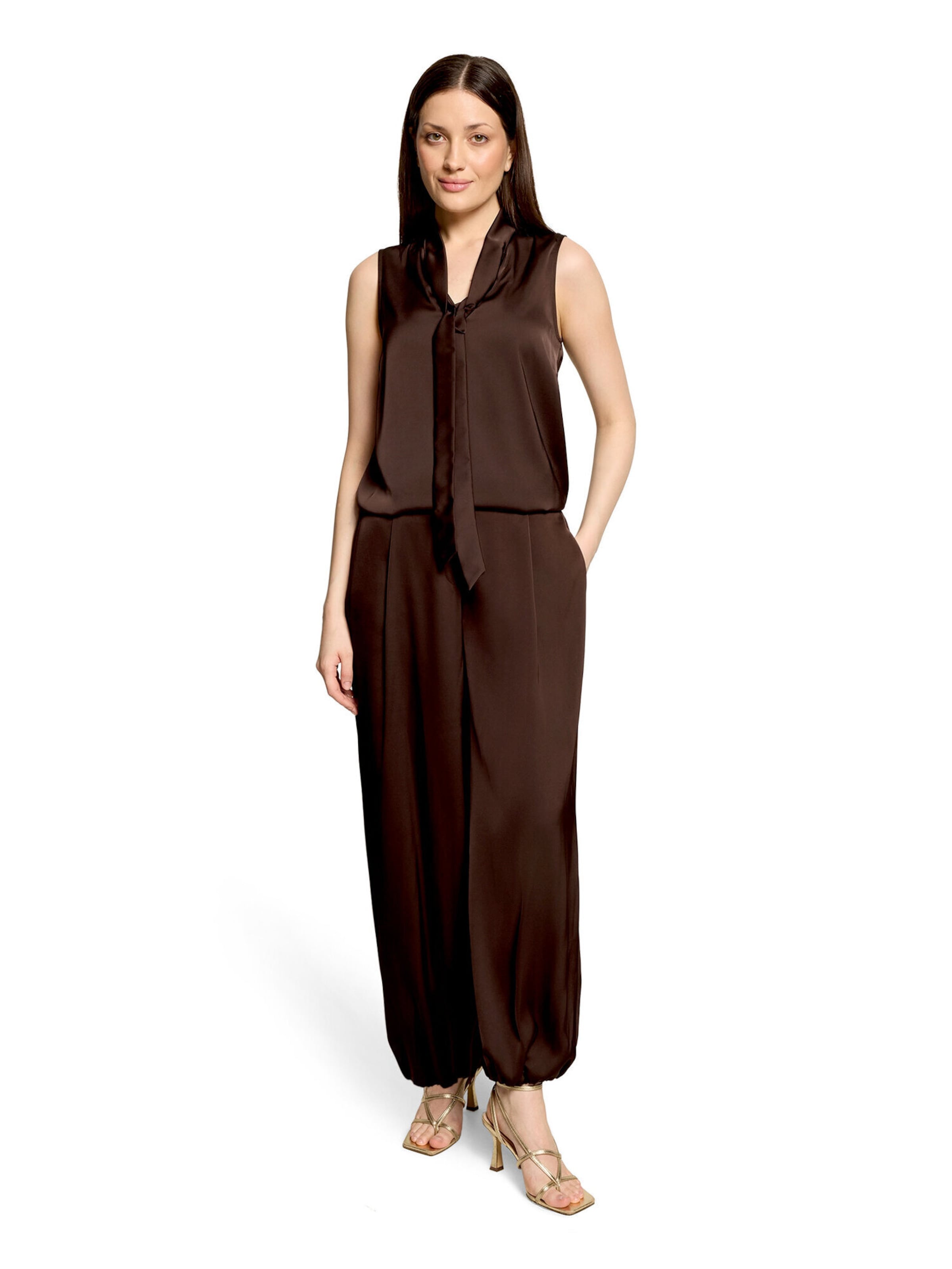 Loosefit Pantalon Vera Mont en marron : devant