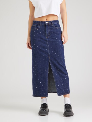 VILA Rok 'Jaf' in Blauw: voorkant