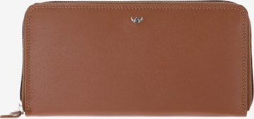Porte-monnaies 'Polo ' GOLDEN HEAD en marron : devant