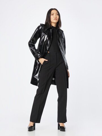 Warehouse Regular Pleated Pants in Black