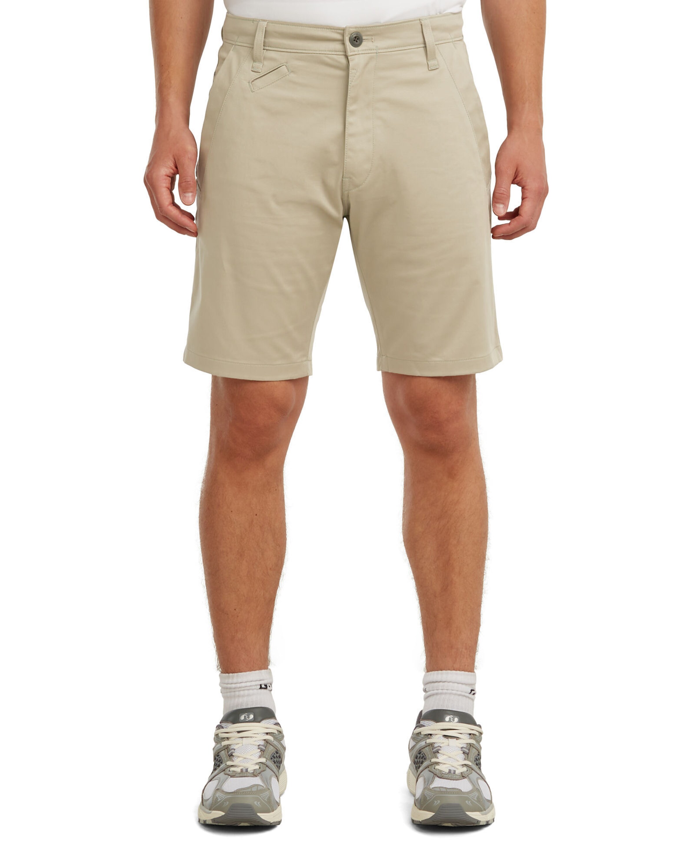 G-STAR Slimfit Shorts - 'Bronson 3.0 Slim Chino Short' in Beige: Vorderseite