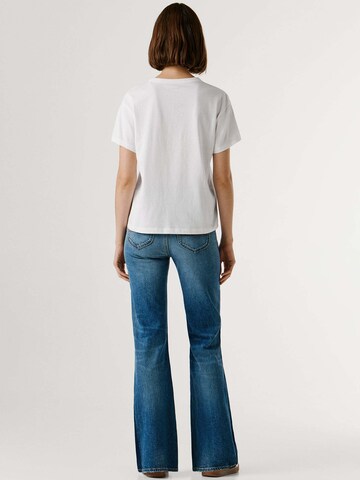T-shirt 'Mia' Pepe Jeans en blanc