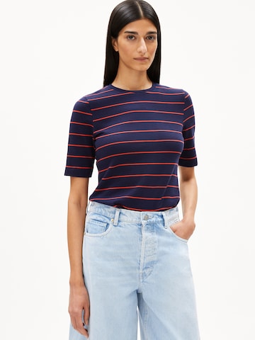 ARMEDANGELS T-Shirt JAANISARA FINE STRIPE in Mischfarben: Vorderseite