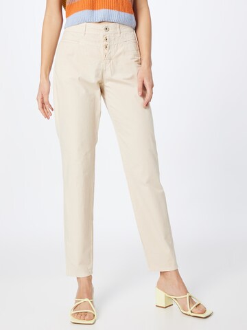 TAIFUN Regular Chino Pants in Beige: front