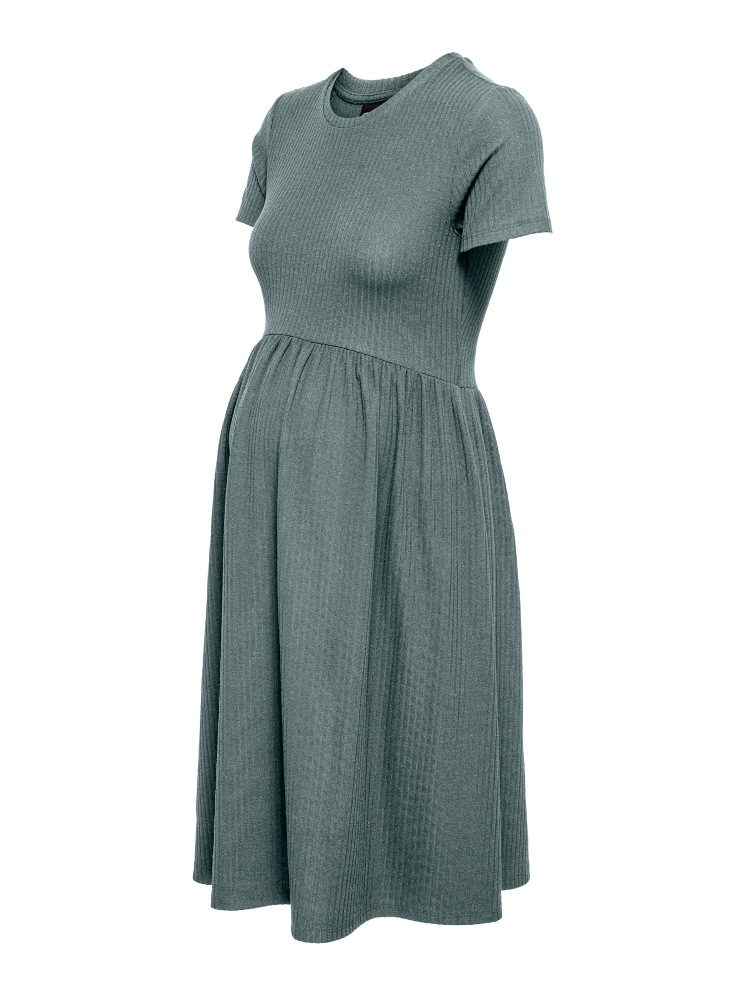 Only Maternity Kleid 'OLMMALAYA' in Grün: Vorderseite