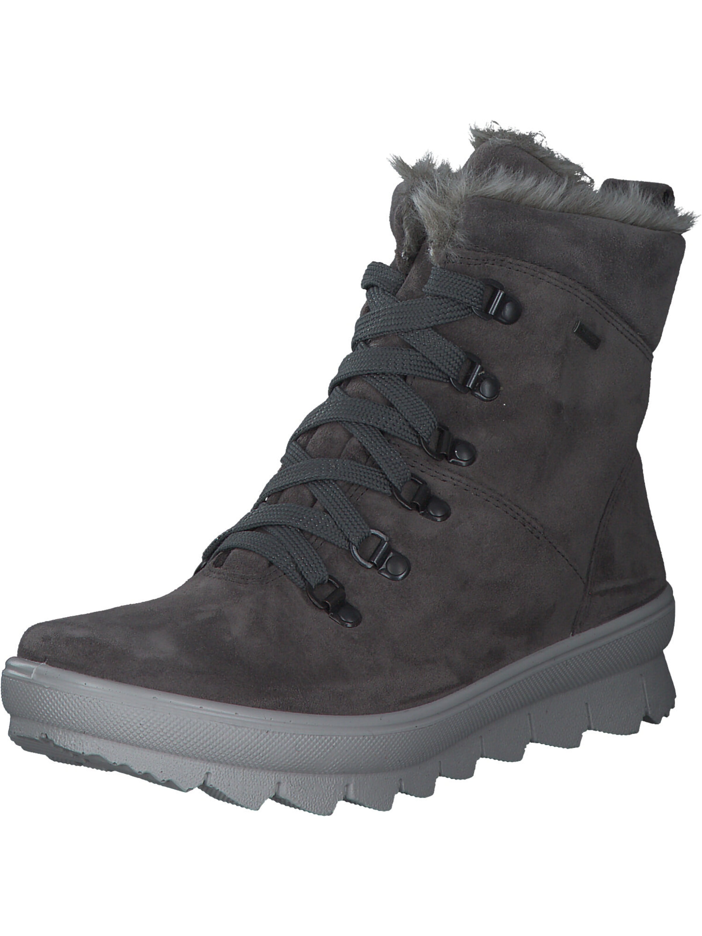 Legero Schnürstiefelette 'Novara' in Grau: Vorderseite