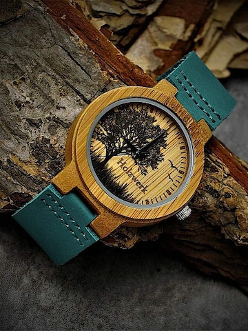 Holzwerk - Reloj analógico 'ETTINGEN' en azul