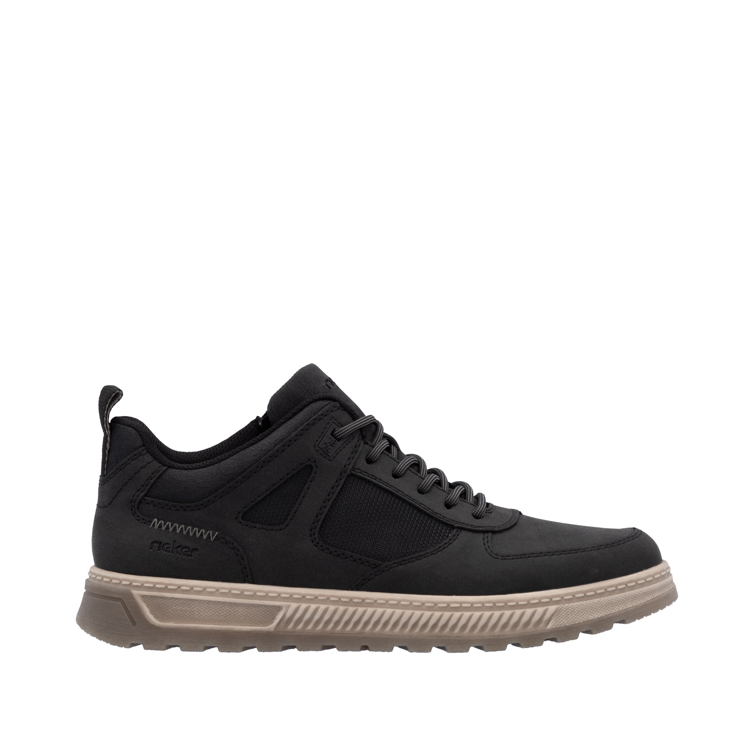 Rieker Athletic Lace-Up Shoes in Black